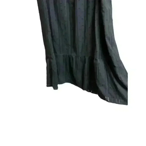 Lulu's Daydreaming‎ Of You Black Swiss Dot Button Front Mini Dress - Picture 9 of 10